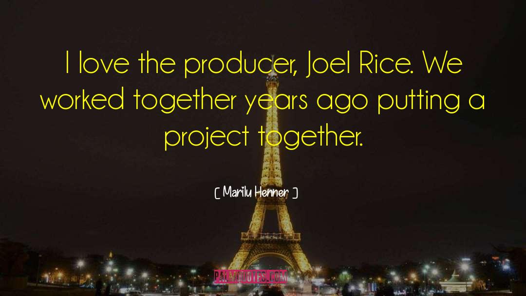 Together Love quotes by Marilu Henner