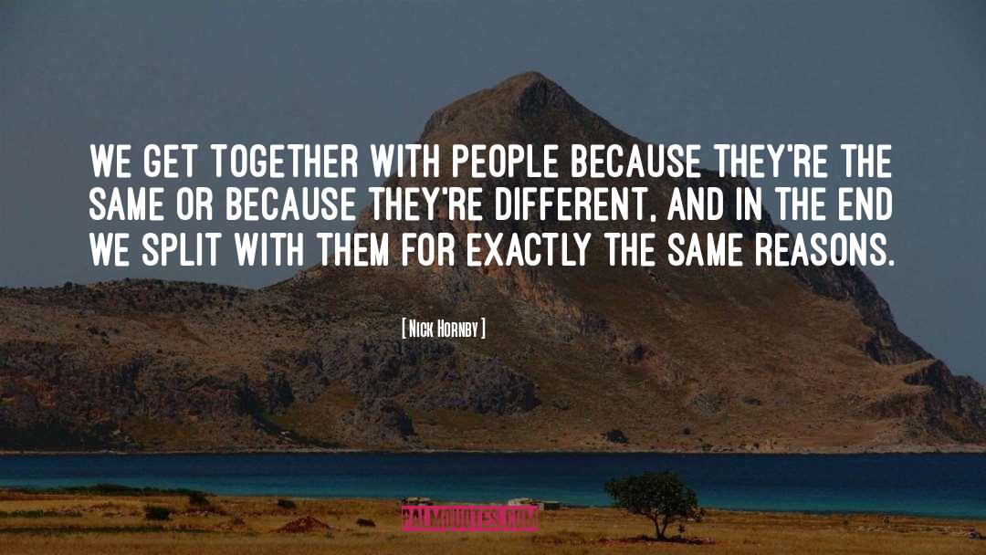 Together quotes by Nick Hornby