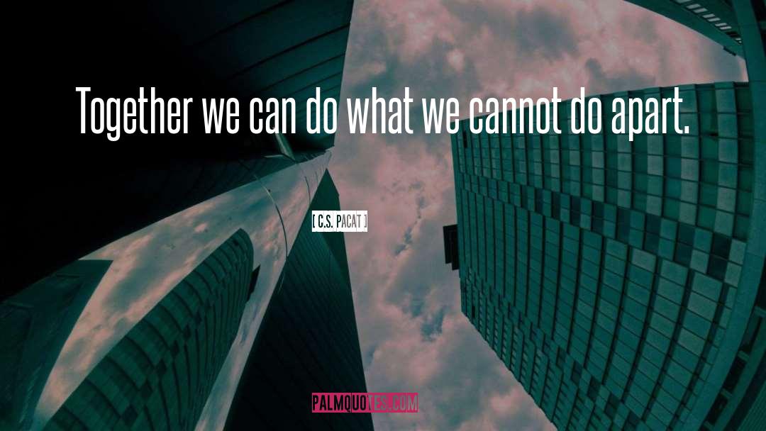 Together We Can quotes by C.S. Pacat