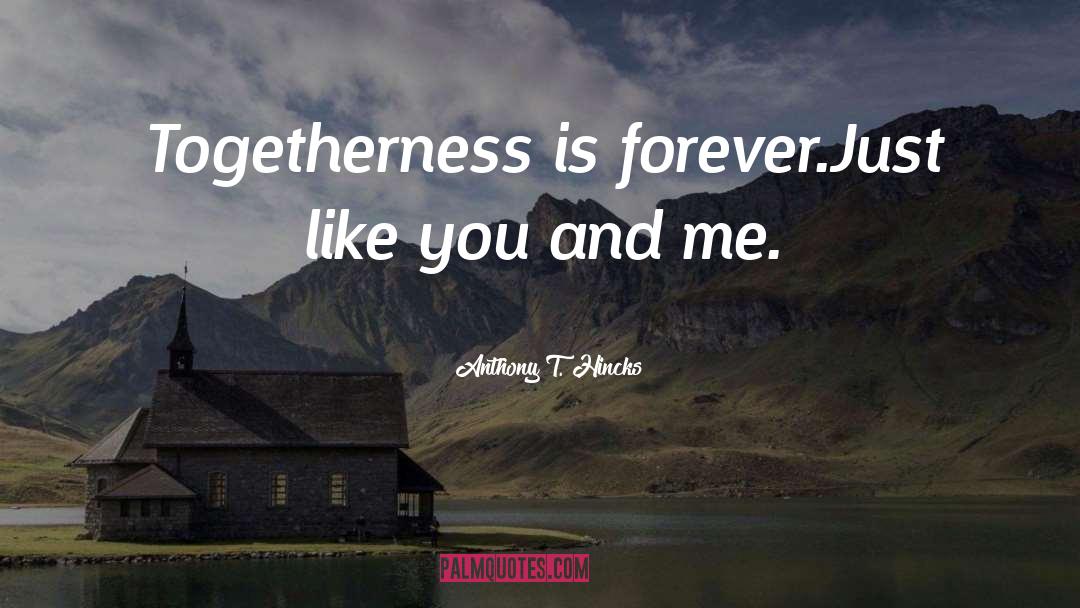 Togetherness quotes by Anthony T. Hincks
