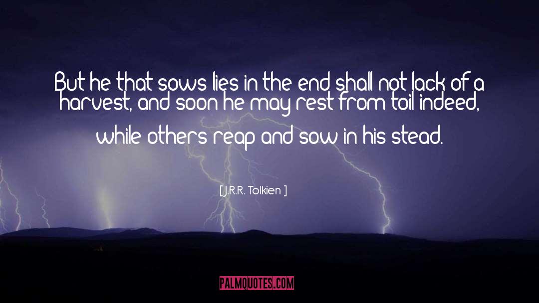 Toil quotes by J.R.R. Tolkien