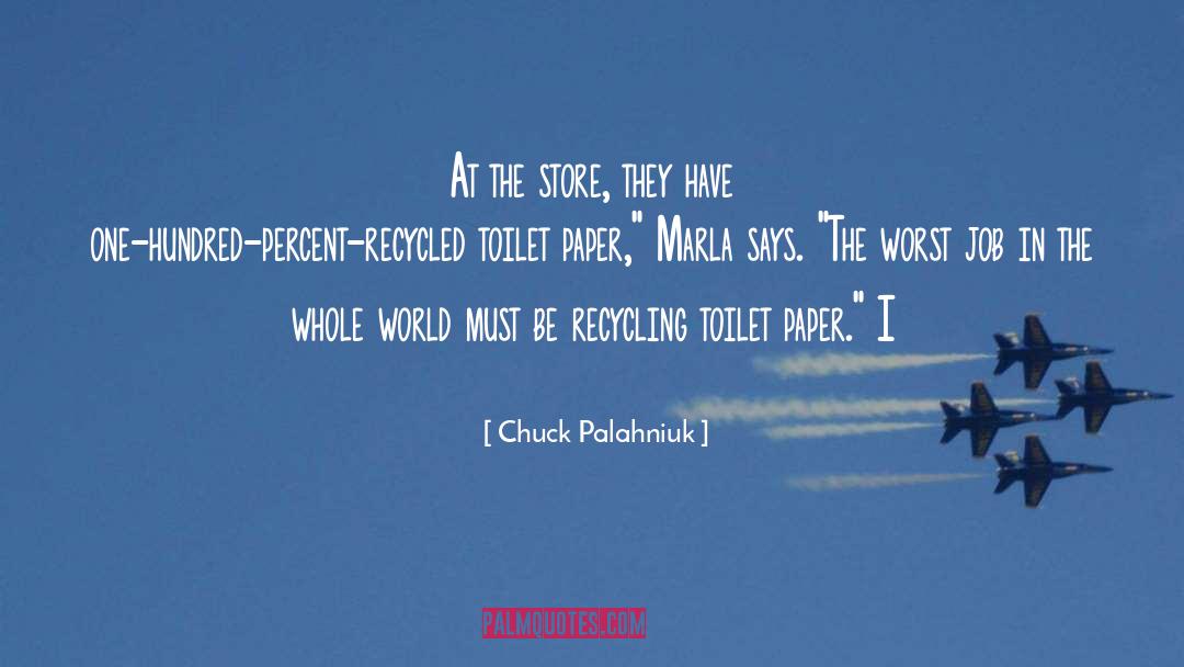 Toilet Insides quotes by Chuck Palahniuk