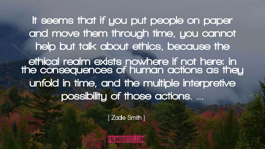 Toilet Paper People quotes by Zadie Smith