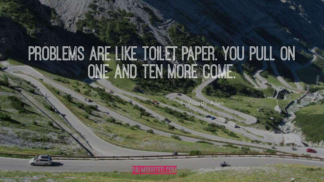 Toilet quotes by Woody Allen