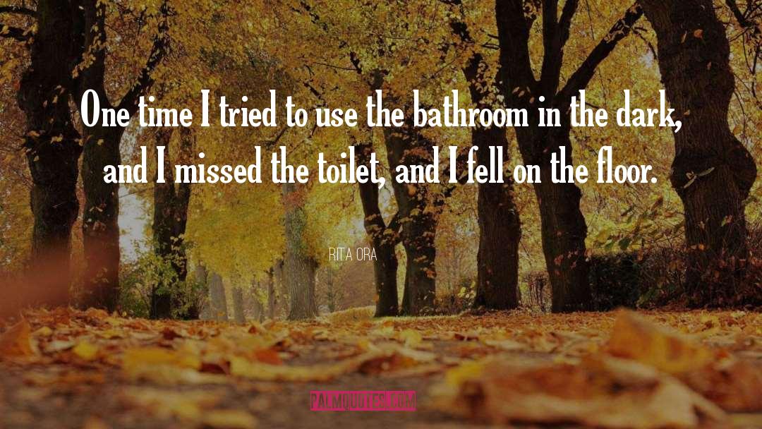 Toilet quotes by Rita Ora