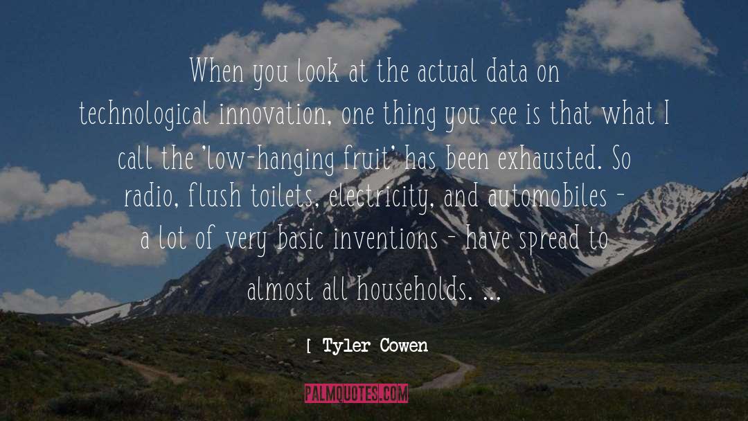 Toilets quotes by Tyler Cowen