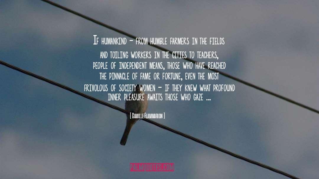 Toiling quotes by Camille Flammarion