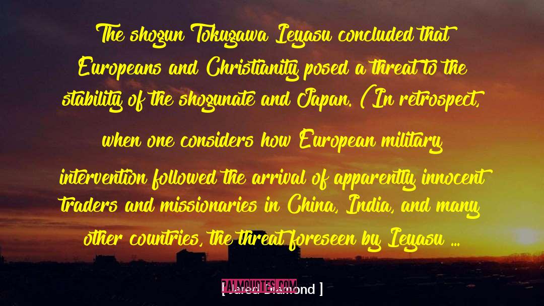 Tokugawa Ieyasu quotes by Jared Diamond