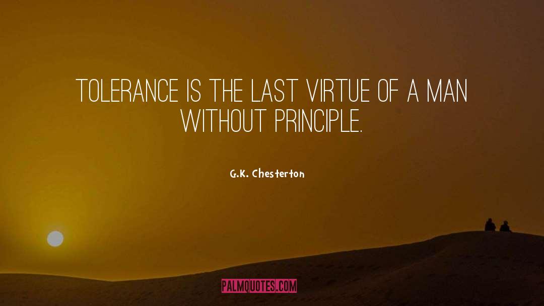 Tolerance quotes by G.K. Chesterton