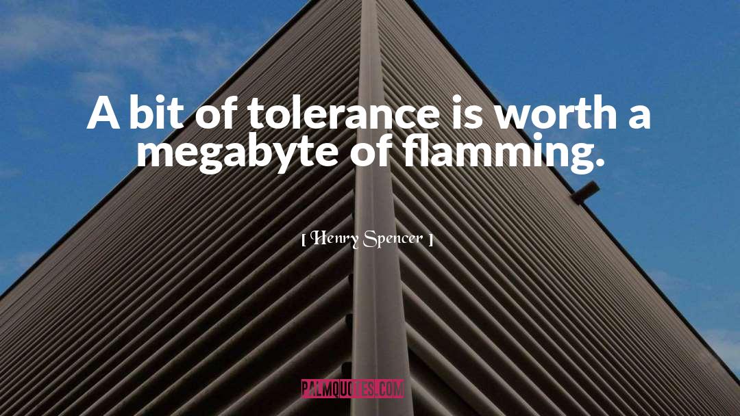 Tolerance quotes by Henry Spencer