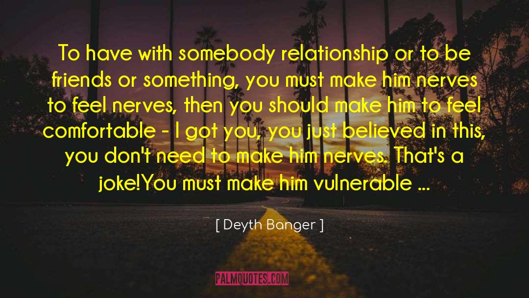 Tolerate In Relationship quotes by Deyth Banger