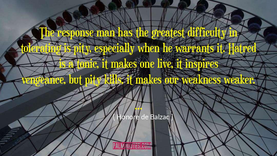 Tolerating quotes by Honore De Balzac