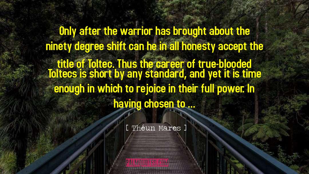 Toltec quotes by Théun Mares