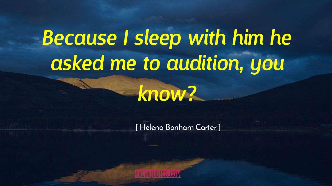 Tom Carter quotes by Helena Bonham Carter