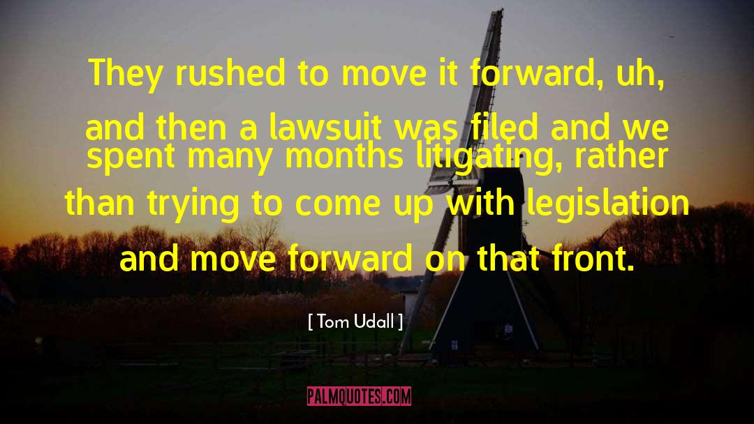 Tom Conrad quotes by Tom Udall