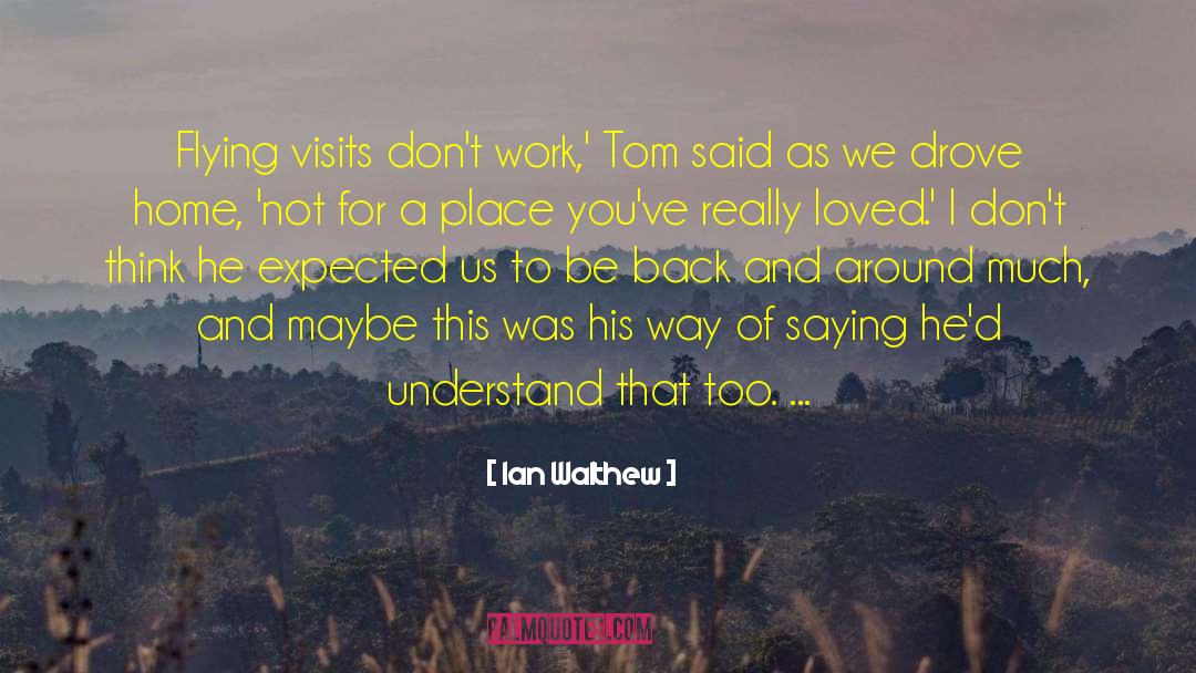 Tom Cunningham quotes by Ian Walthew