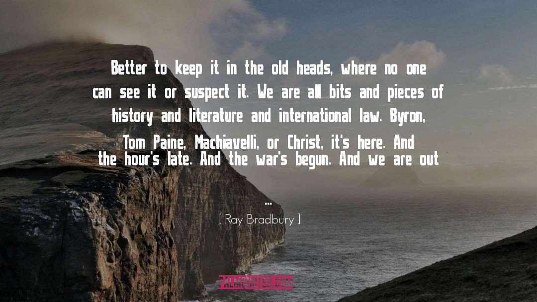 Tom Paine quotes by Ray Bradbury