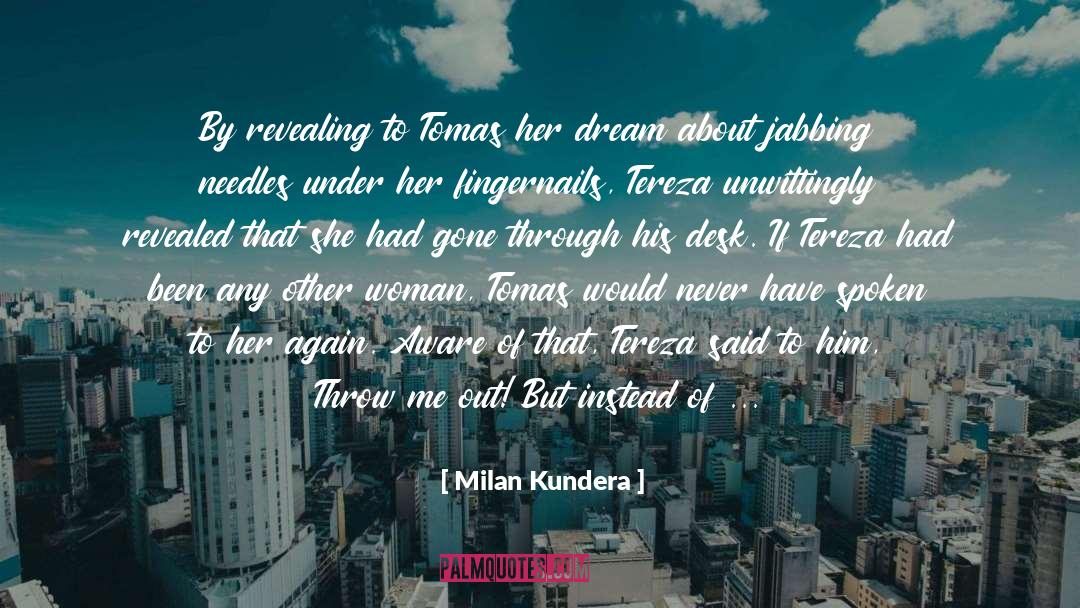 Tomas quotes by Milan Kundera