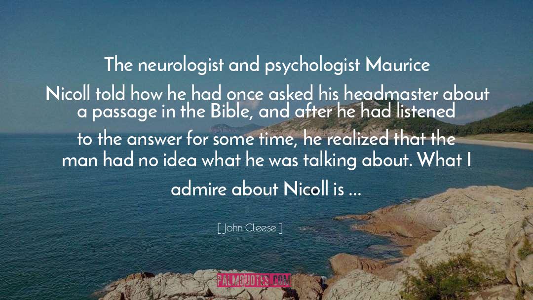 Tomasovic Pediatric Neurologist quotes by John Cleese