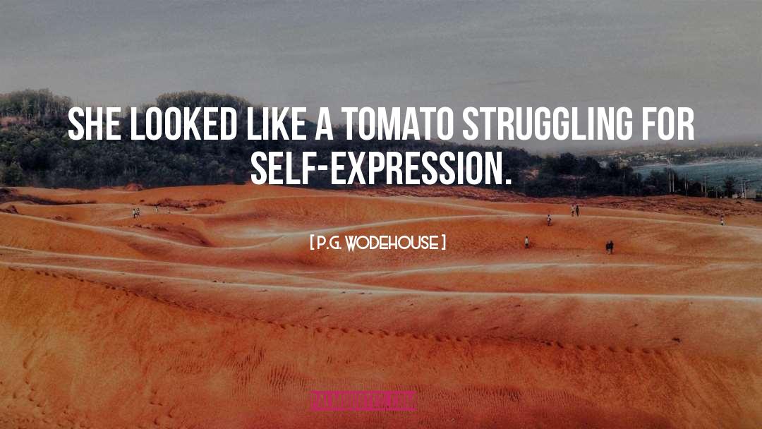 Tomato quotes by P.G. Wodehouse