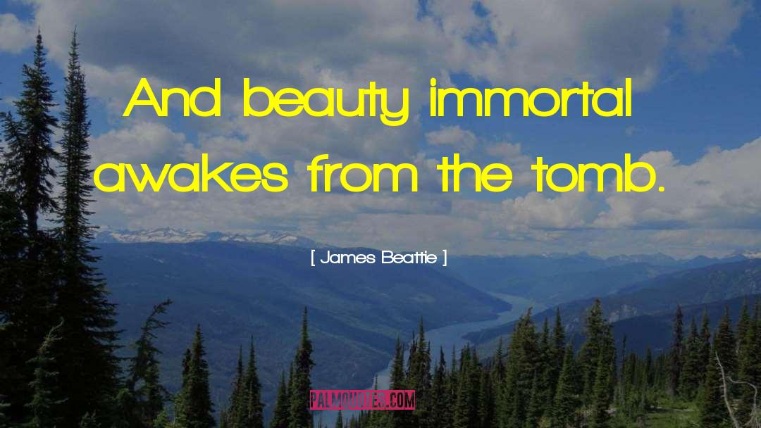 Tomb quotes by James Beattie