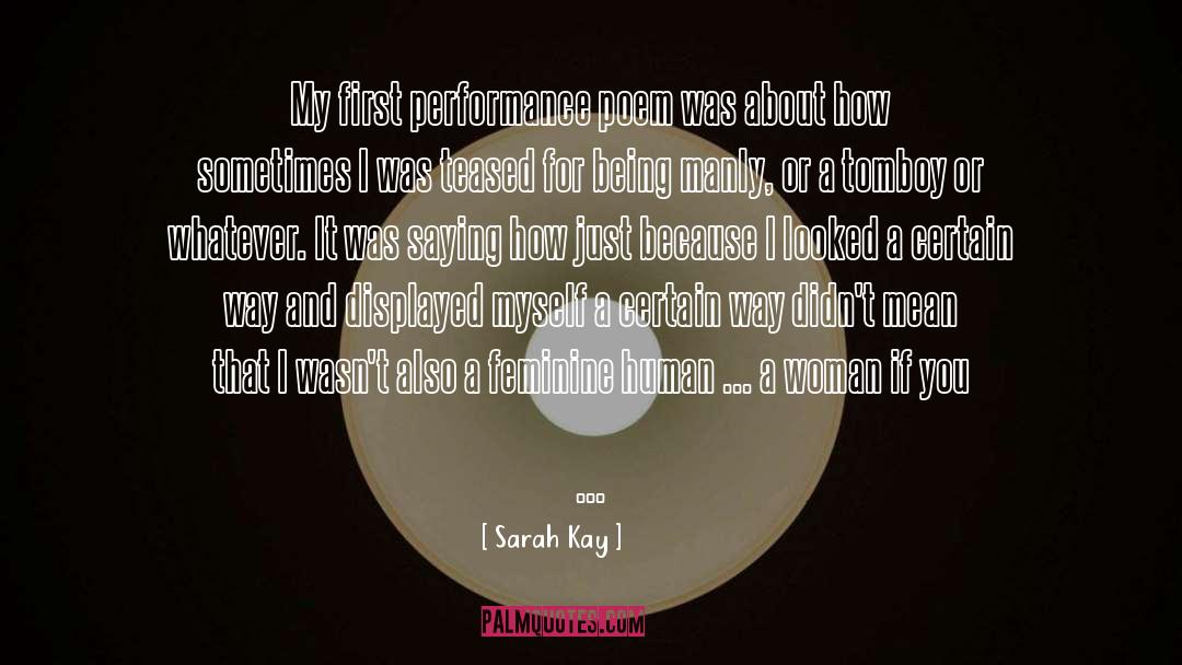 Tomboy quotes by Sarah Kay