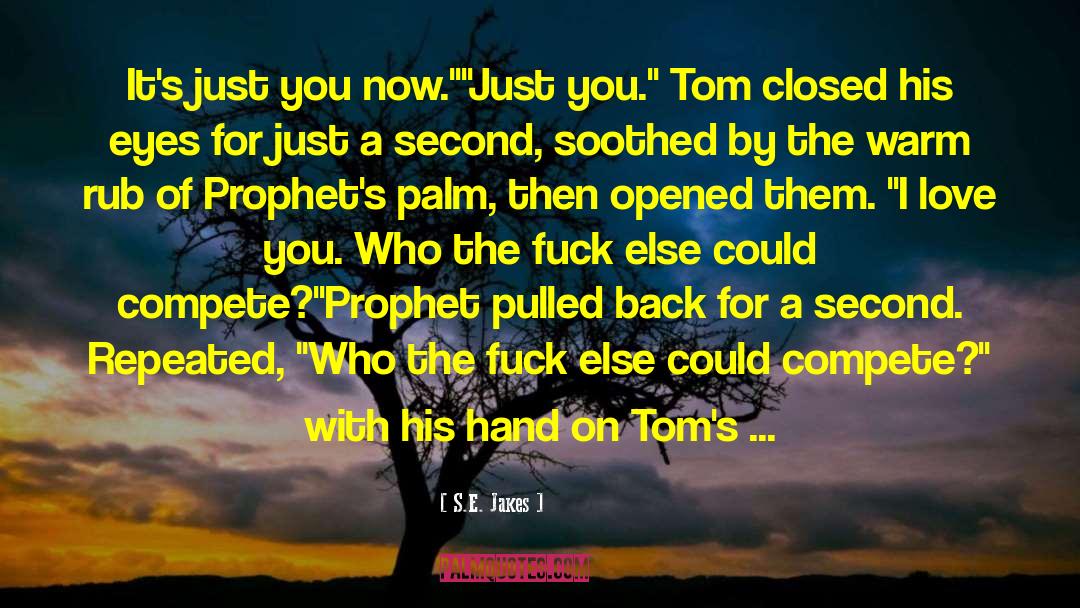 Tommy Falk quotes by S.E. Jakes