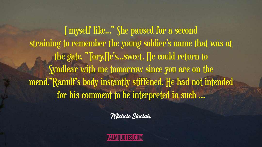 Tomorrow At Dawn quotes by Michele Sinclair