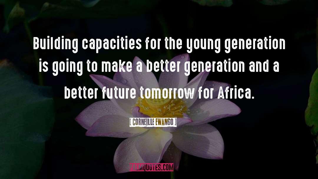 Tomorrow For quotes by Corneille Ewango