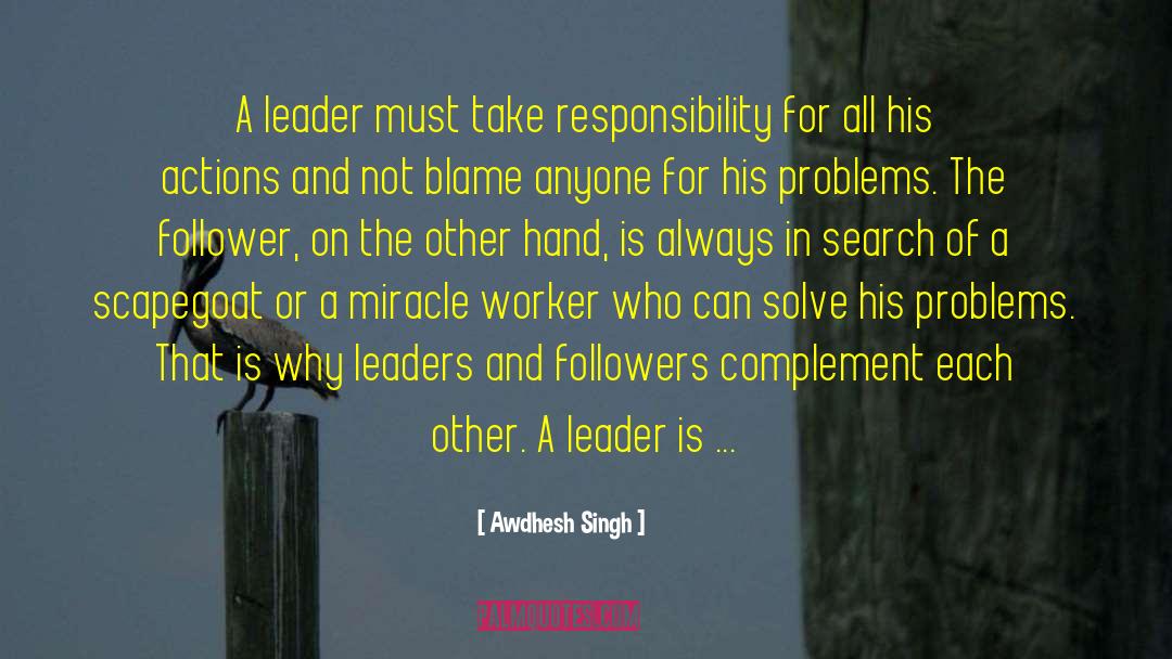 Tomorrow Leaders quotes by Awdhesh Singh