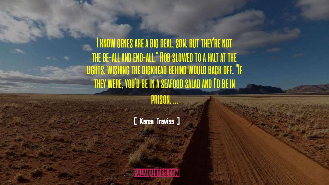 Tonios Seafood quotes by Karen Traviss