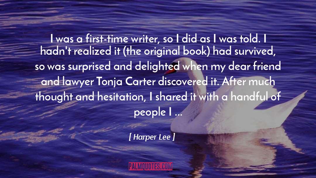 Tonja Waring quotes by Harper Lee