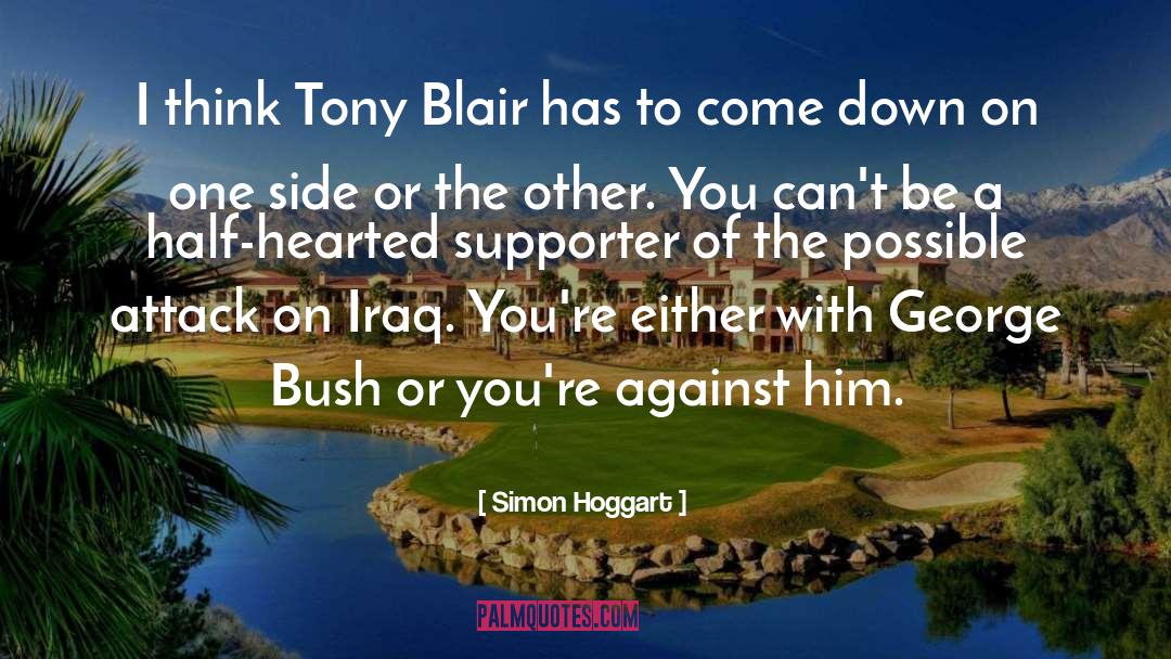 Tony Blair quotes by Simon Hoggart