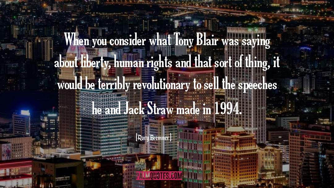 Tony Blair quotes by Rory Bremner