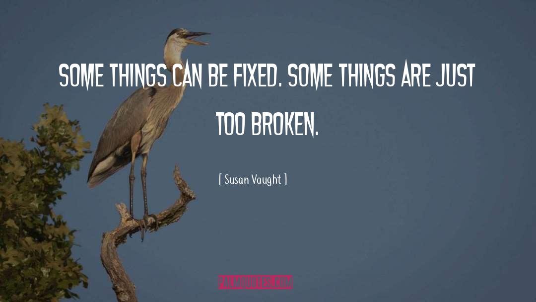Too Broken quotes by Susan Vaught