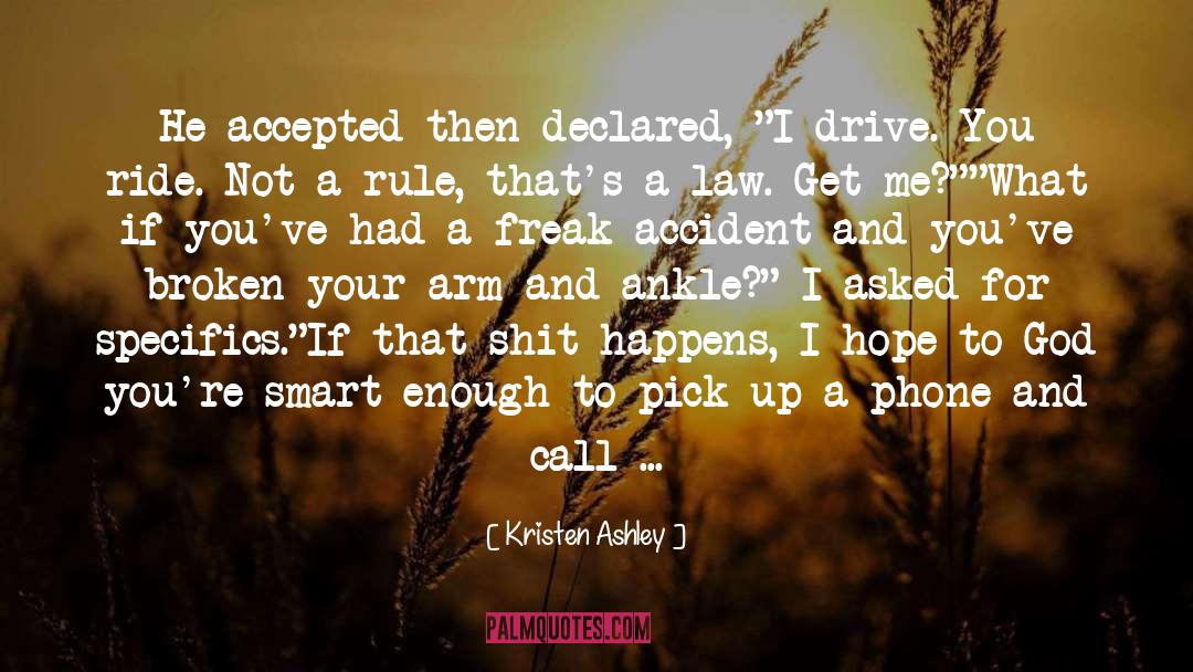 Too Broken quotes by Kristen Ashley