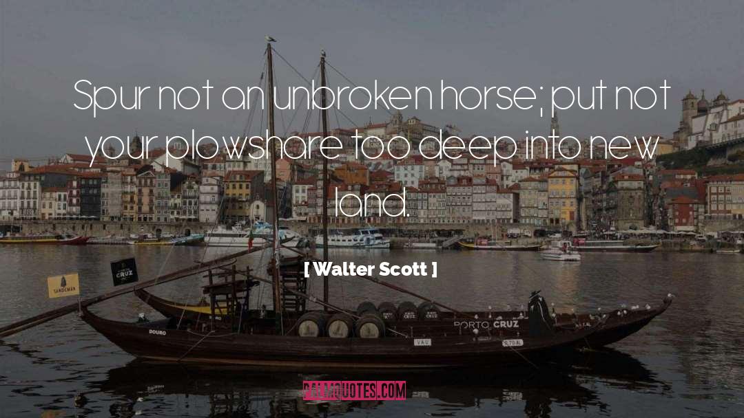 Too Deep quotes by Walter Scott