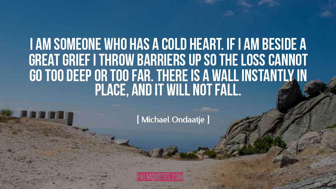 Too Far quotes by Michael Ondaatje