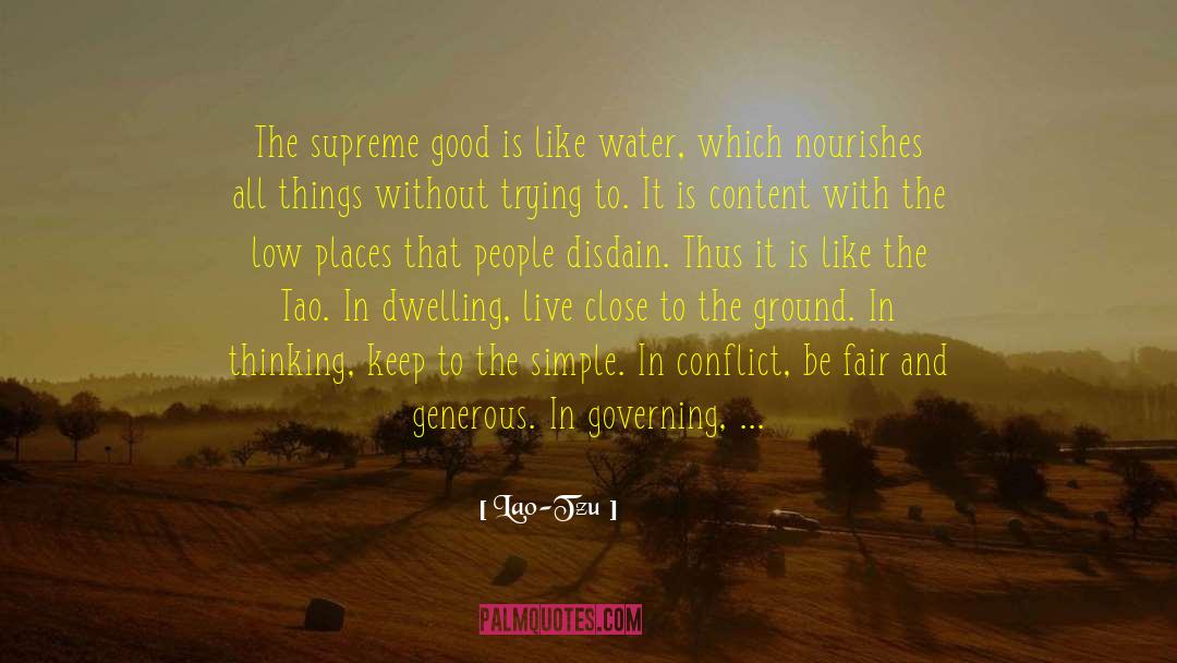 Too Generous quotes by Lao-Tzu