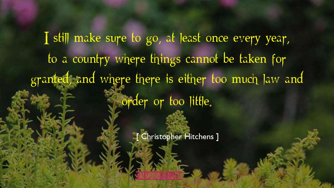 Too Little quotes by Christopher Hitchens