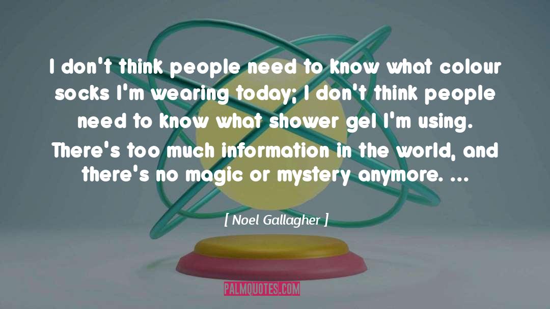 Too Much Information quotes by Noel Gallagher