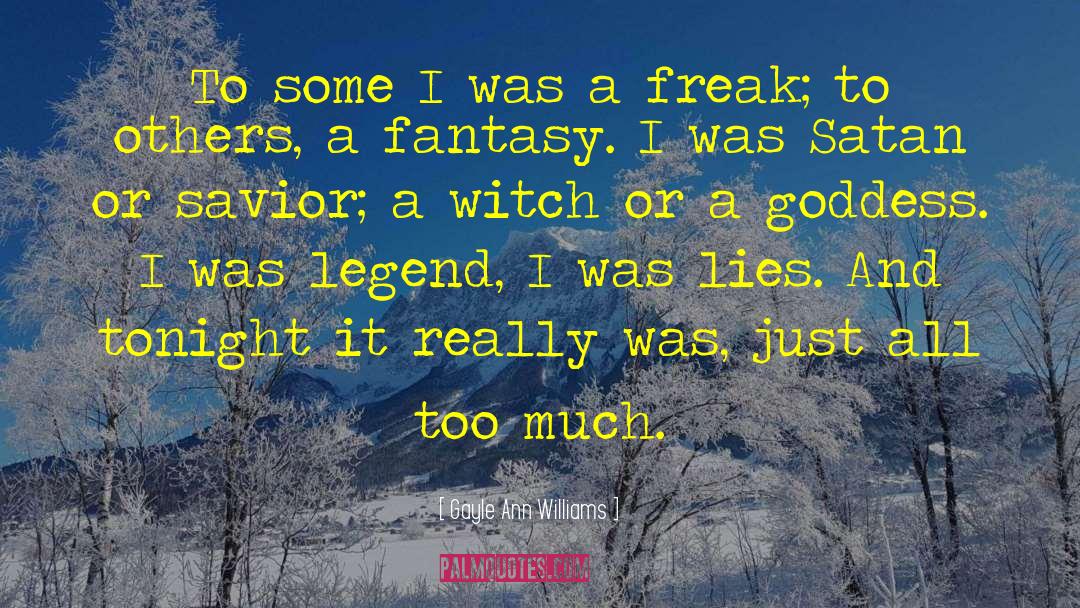 Too Much Lies quotes by Gayle Ann Williams