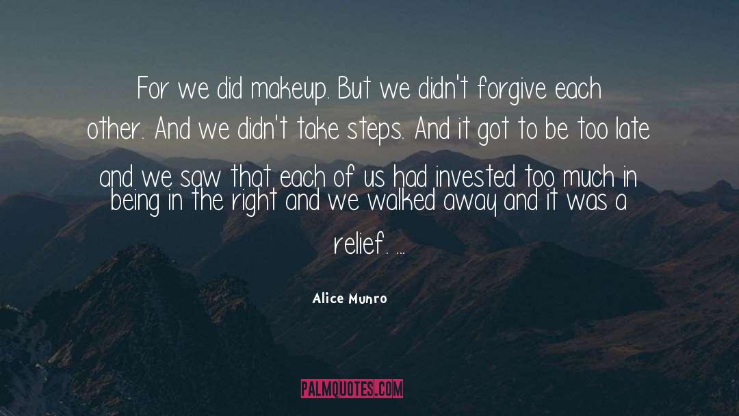Too Much Makeup Funny quotes by Alice Munro
