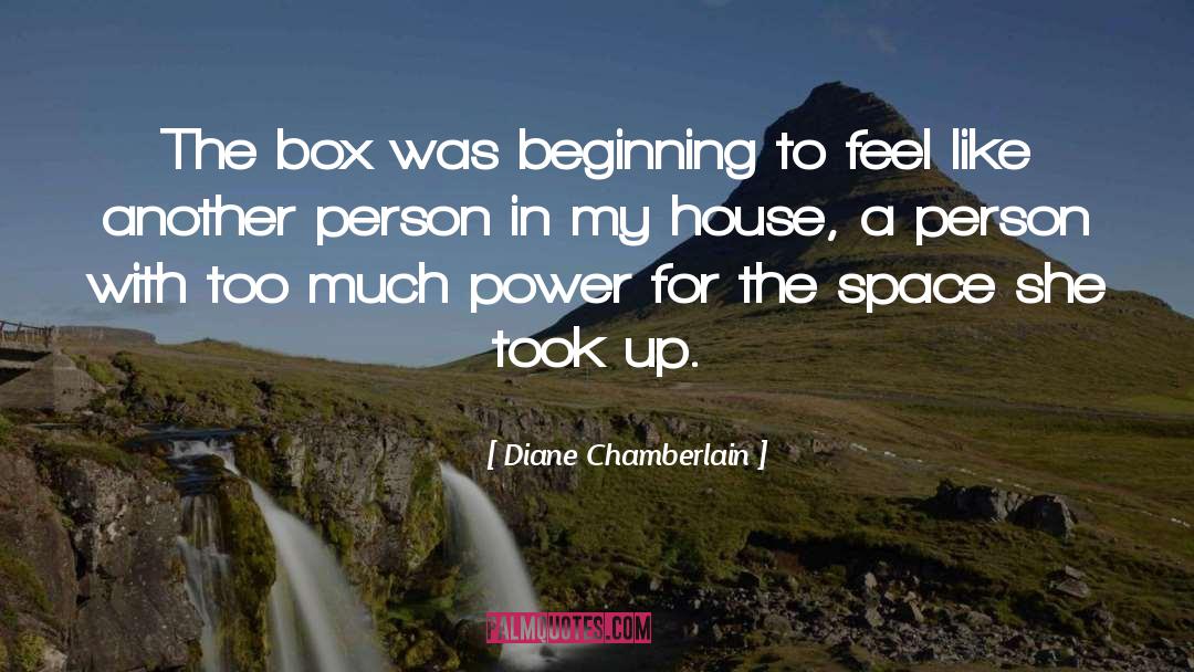 Too Much Power quotes by Diane Chamberlain