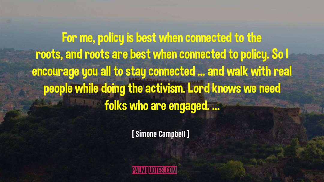 Too Real For You quotes by Simone Campbell