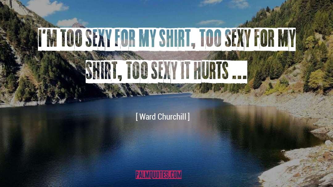 Too Sexy quotes by Ward Churchill