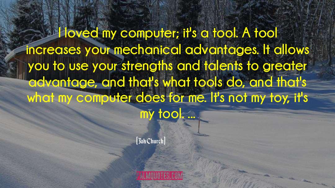 Tool Sheds quotes by Jok Church