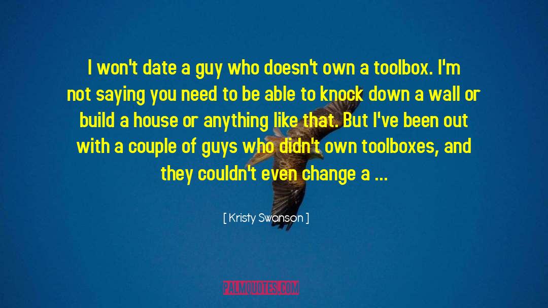 Toolbox quotes by Kristy Swanson