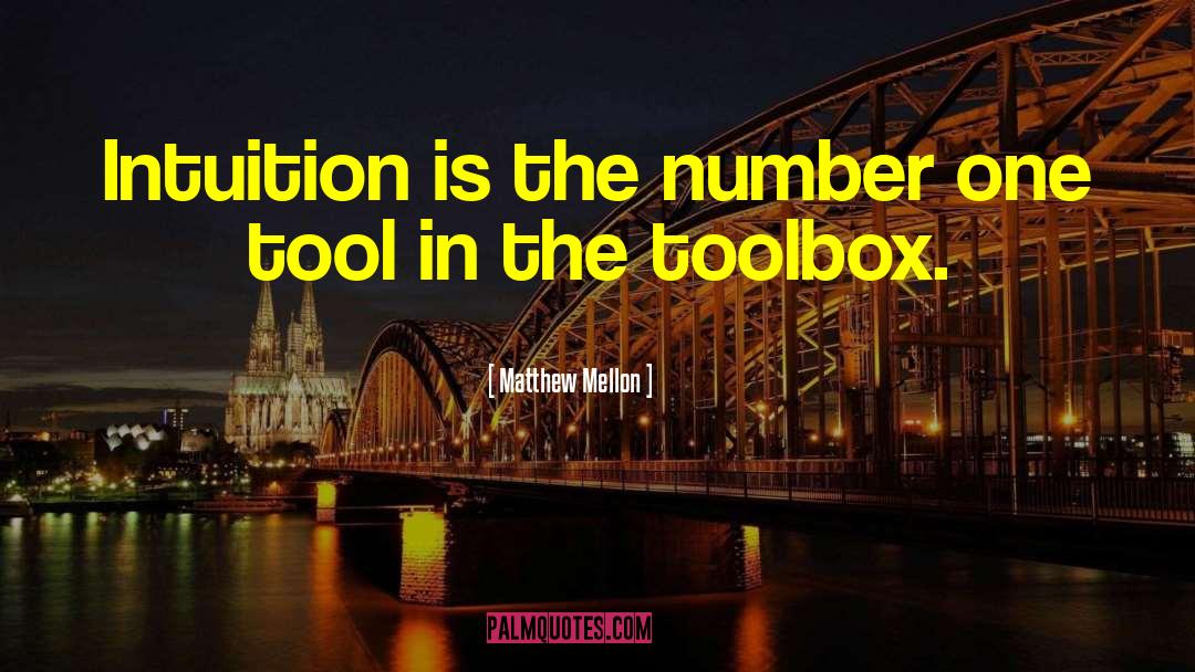 Toolbox quotes by Matthew Mellon