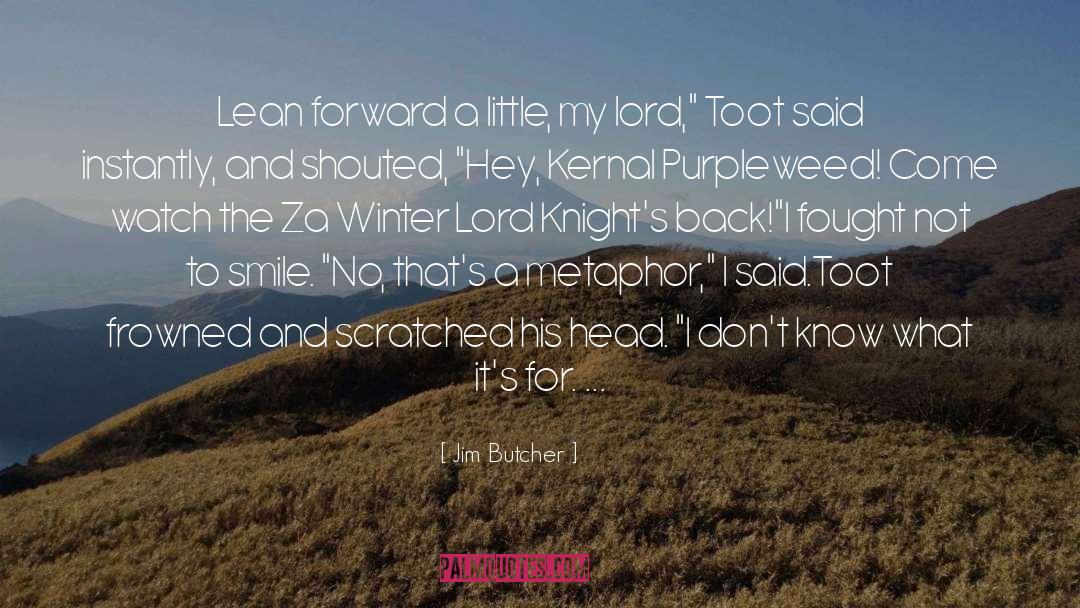 Toot quotes by Jim Butcher